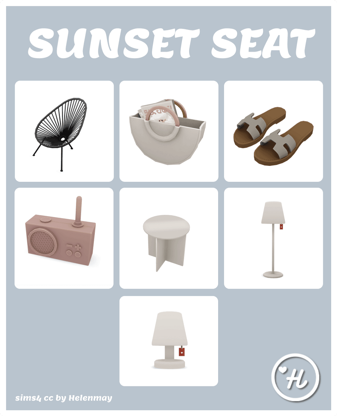 Галерея мода Комплект садовой мебели Sunset Seat #1